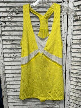 Women's Yellow Lululemon Razorback Tank Size 4